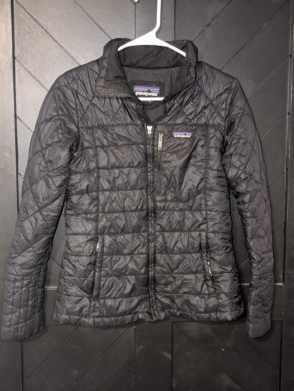 Patagonia Black Quilted Lightweight Puffer Jacket